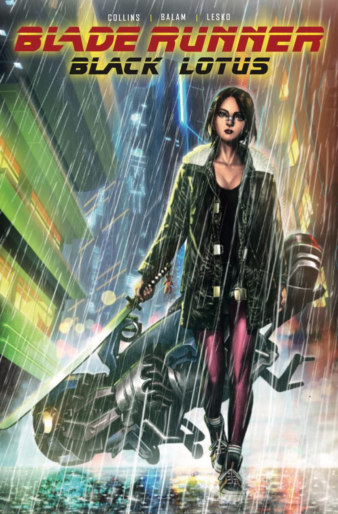"Blade Runner: Black Lotus #1" variant cover C art by Mico Suayan.